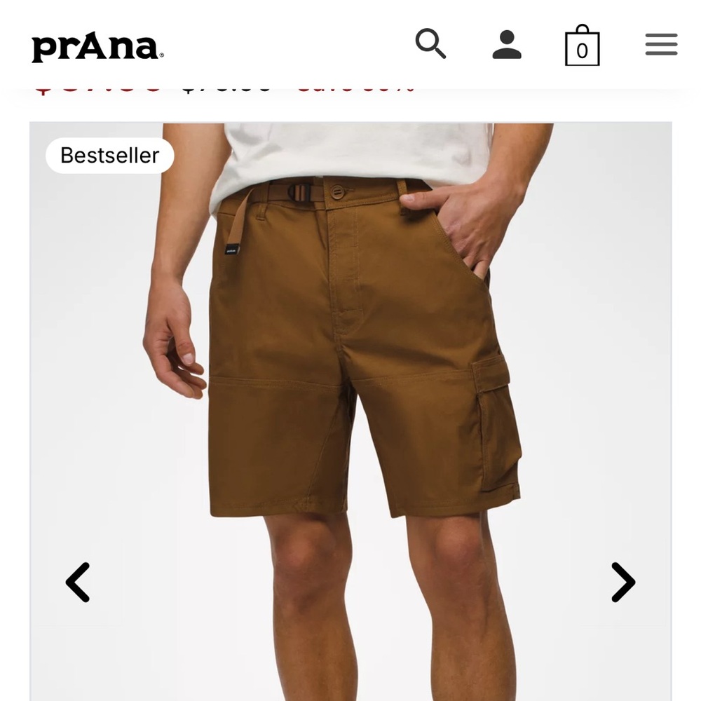 Men’s prAna Cargo shorts
